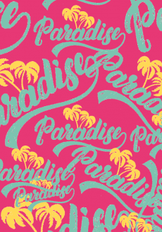 maglietta paradise art mix