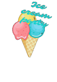 maglietta Ice cream party 