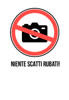 maglietta Niente scatti rubati