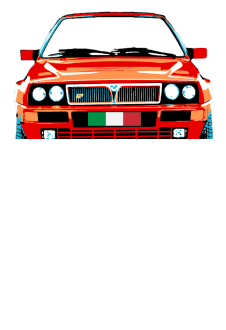 maglietta Lancia Delta HF Integrale