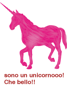 maglietta unicorno