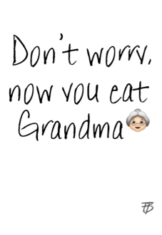 maglietta Grandma t-shitt