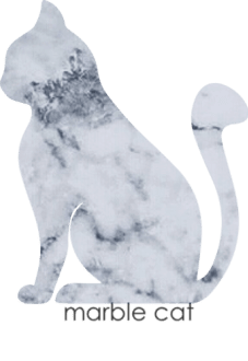 maglietta marble cat