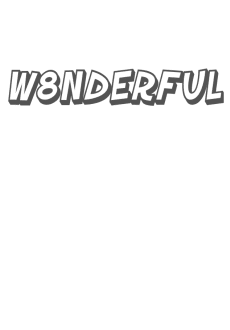 maglietta Wonderful nera