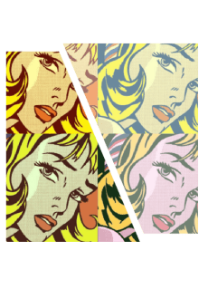 maglietta pop art