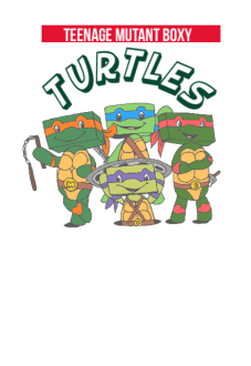 maglietta Boxy Turtles
