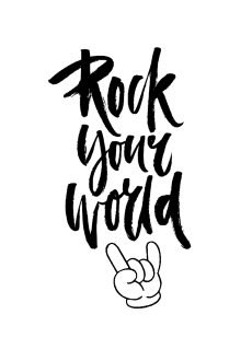 maglietta Rock your world ??