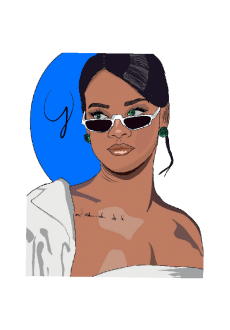 maglietta rihanna digital 