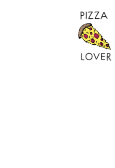 maglietta Pizza 