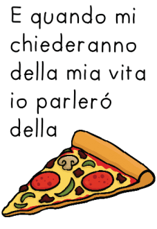 maglietta Love pizza