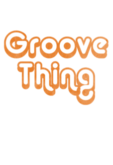 maglietta GROOVE THING T-SHIRT IN TANGERINE