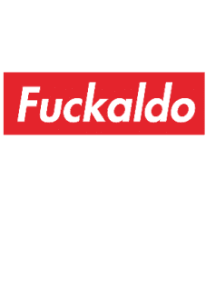 maglietta fuckaldo t-shirt da uomo