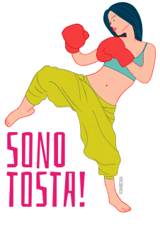 maglietta Sono tosta!
