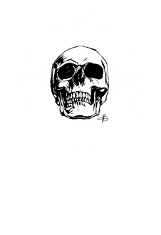 maglietta Trib Skull (White)