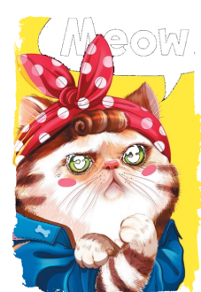 maglietta Meow/Power 