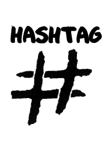 maglietta Hashtag T-Shirt