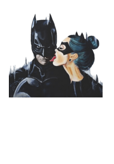 maglietta catwoman lick batman 