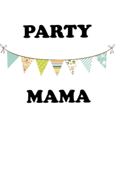 maglietta Party Mama