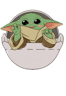 maglietta baby yoda 