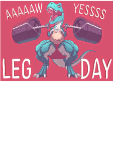 maglietta leg day