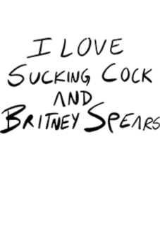 maglietta I love britney spears