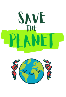 maglietta Save The Planet