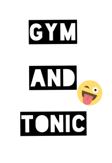 maglietta GYM AND TONIC