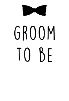 maglietta Groom to be