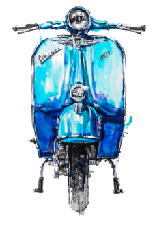 maglietta Vespa