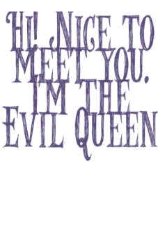 maglietta evil queen