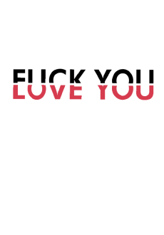 maglietta Fuck Love T-shirt