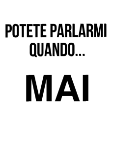 maglietta non parlarmi