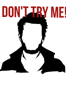 maglietta Don't try me! 