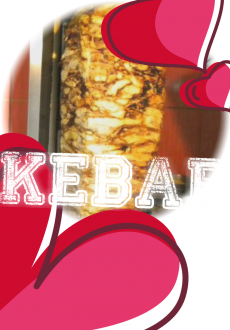 maglietta amo il kebab 