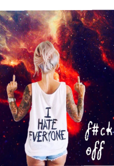 maglietta Space hate