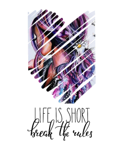 maglietta purple girl 