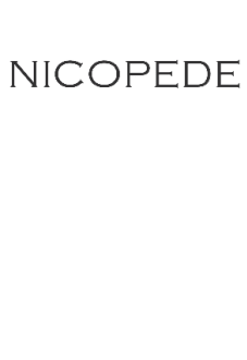 maglietta nicopede white black logo