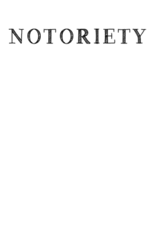 maglietta notoriety logo