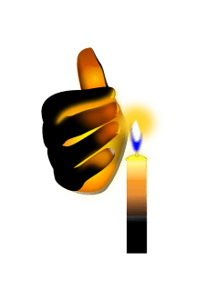 maglietta A lume di candela