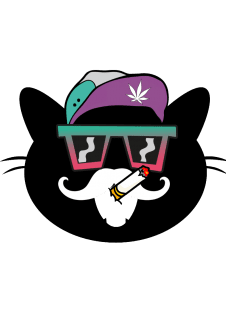 maglietta Cat smoke T-shirt