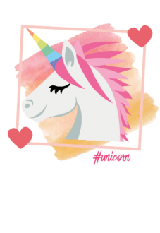 maglietta #unicorn