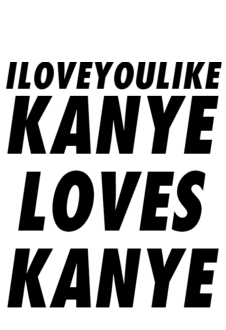 maglietta I Love Kanye