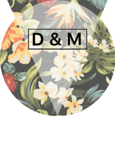 maglietta D & M flowers