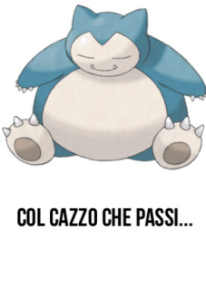 maglietta snorlax