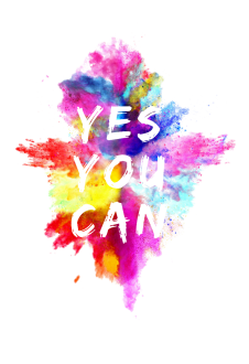 maglietta Yes you can - frasi celebri