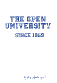 maglietta Open University student shirt