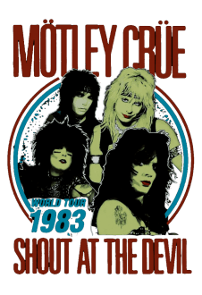 maglietta Motley Crue - Shout at the Devil