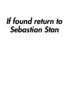 maglietta If found return to Sebastian Stan