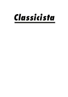 maglietta Classicista