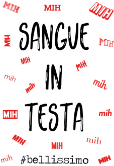 maglietta sangue in testa